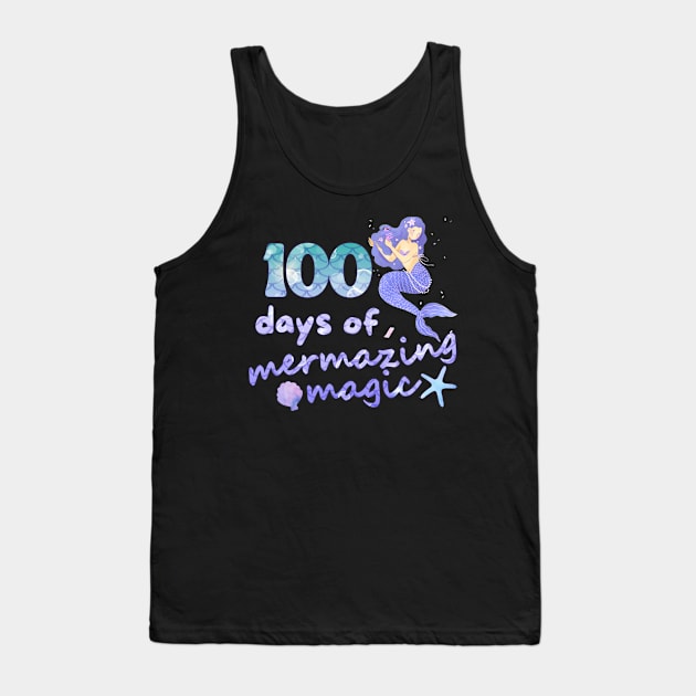 100 Days Of Mermazing Magic Tank Top by Annabelhut